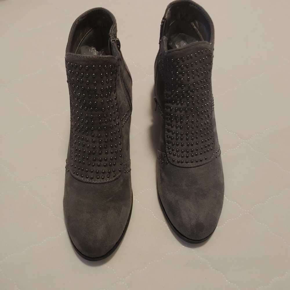 Gray suede boot - Picture 4 of 4